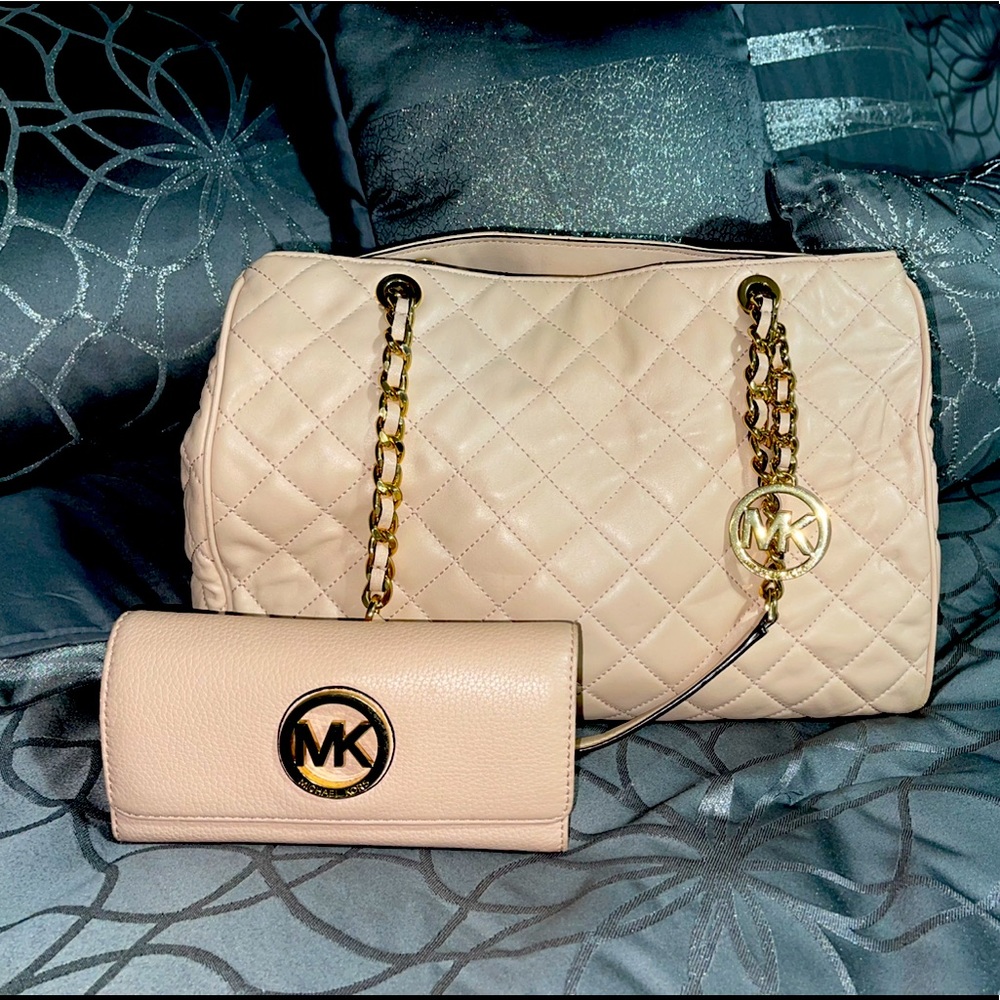 Michael Kors purse and wallet